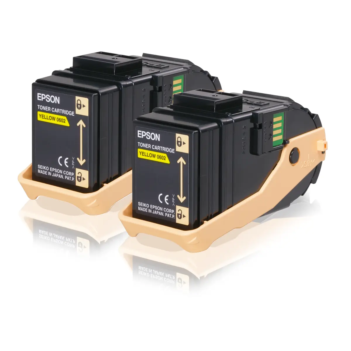 Toner C13S050606 ca. 7500 pages yellow Twinpack