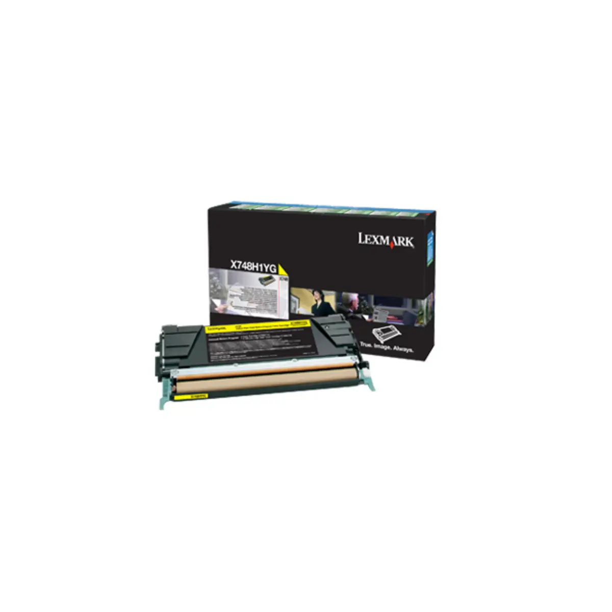 Toner X748H1YG ca. 10000 Seiten gelb