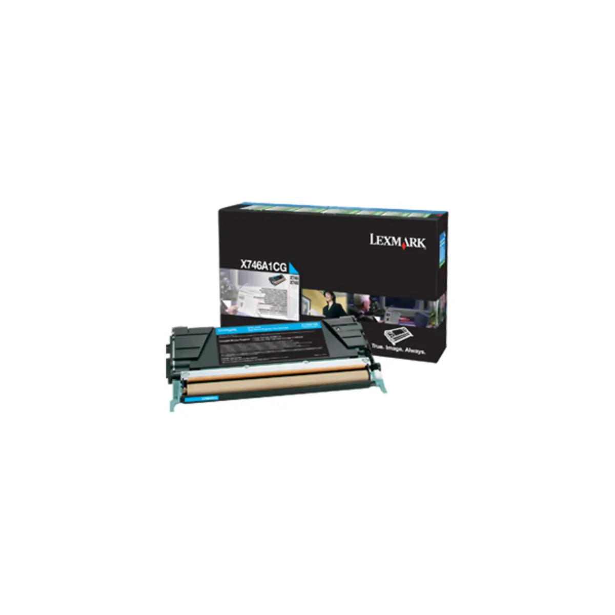 Toner X746A1CG ca. 7000 Seiten cyan