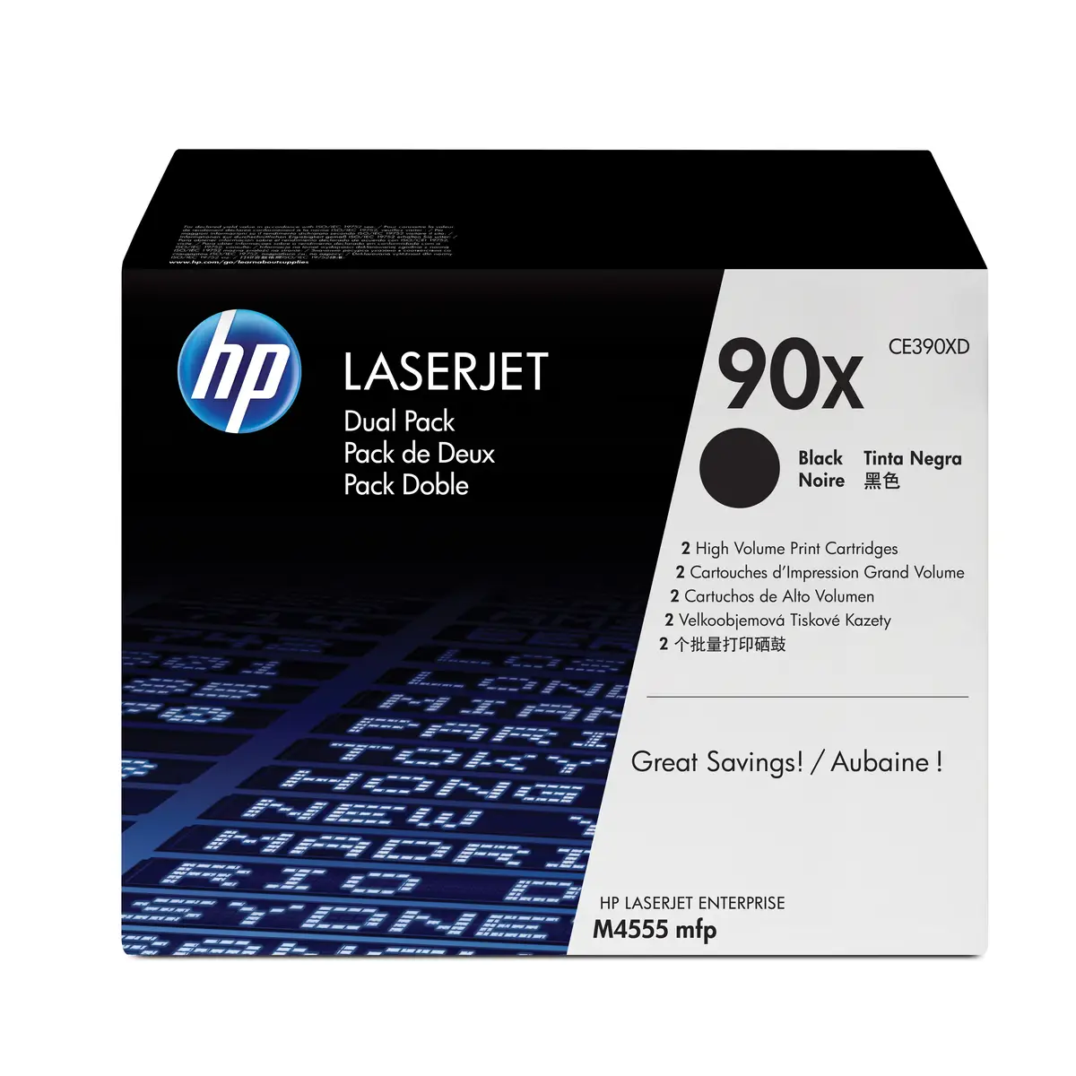 Toner CE390XD ca. je 24000 Seiten schwarz Twinpack