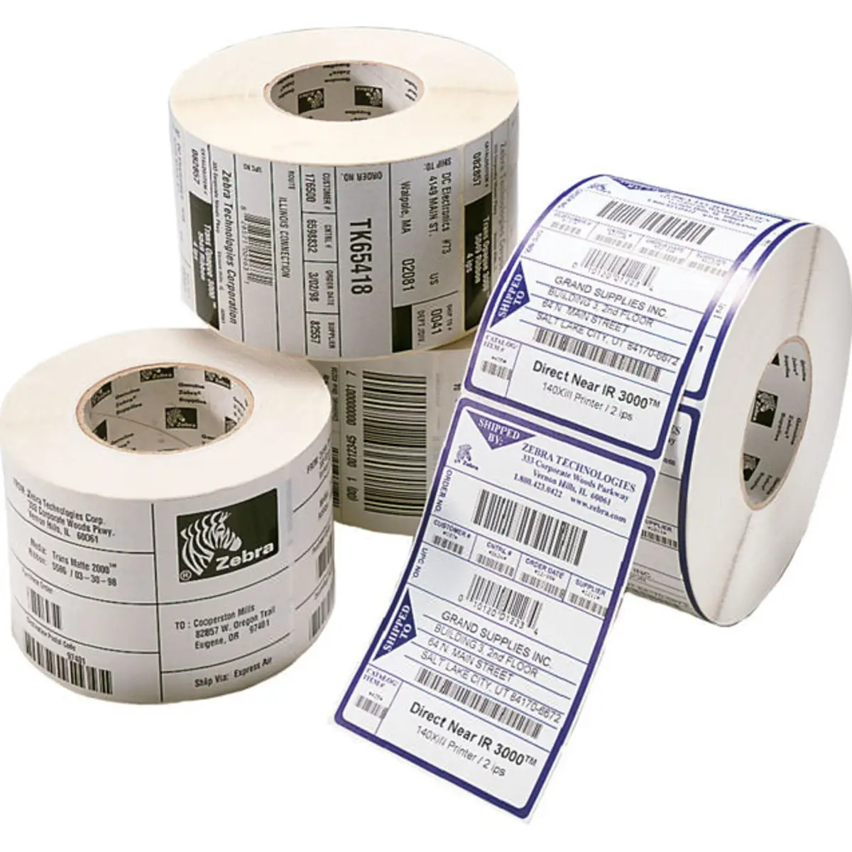 Z-Select 2000T, Etikettenrolle, Normalpapier, 102x76mm