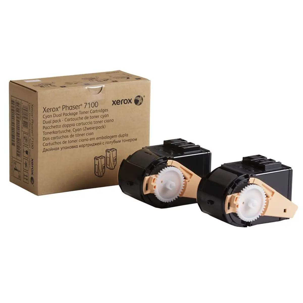 Toner 106R02602 ca. je 4500 pages cyan Twinpack