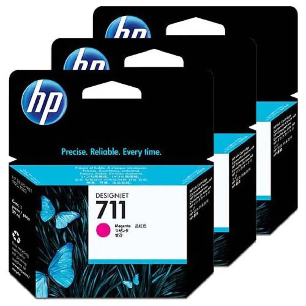 Tintenpatrone 711 magenta 3er Pack