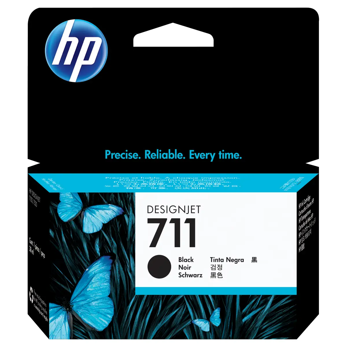 Ink Cartridge Nr 711 for DesignJet T120, T520, black, 29 ml