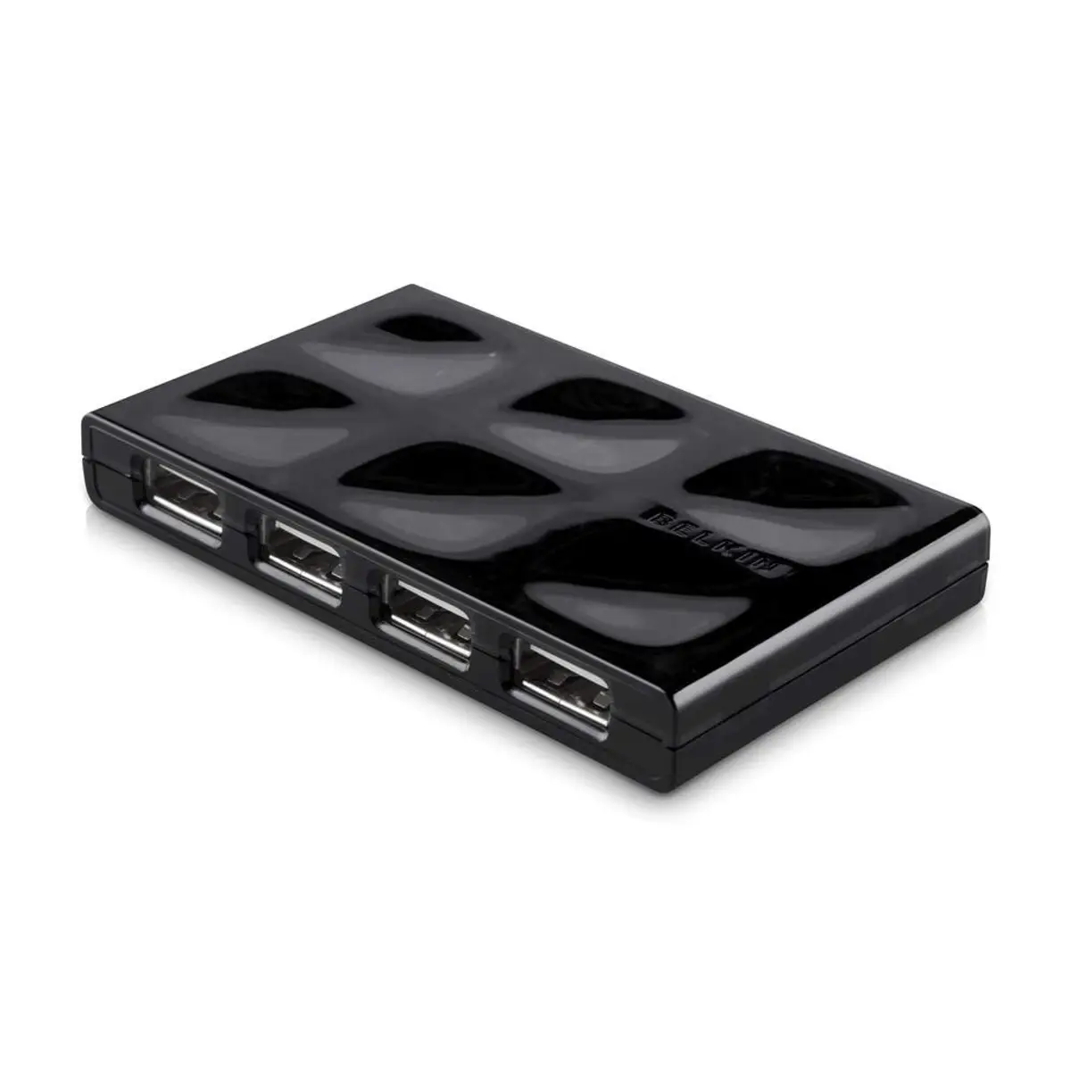 USB 2.0 Hub 7 Port black external