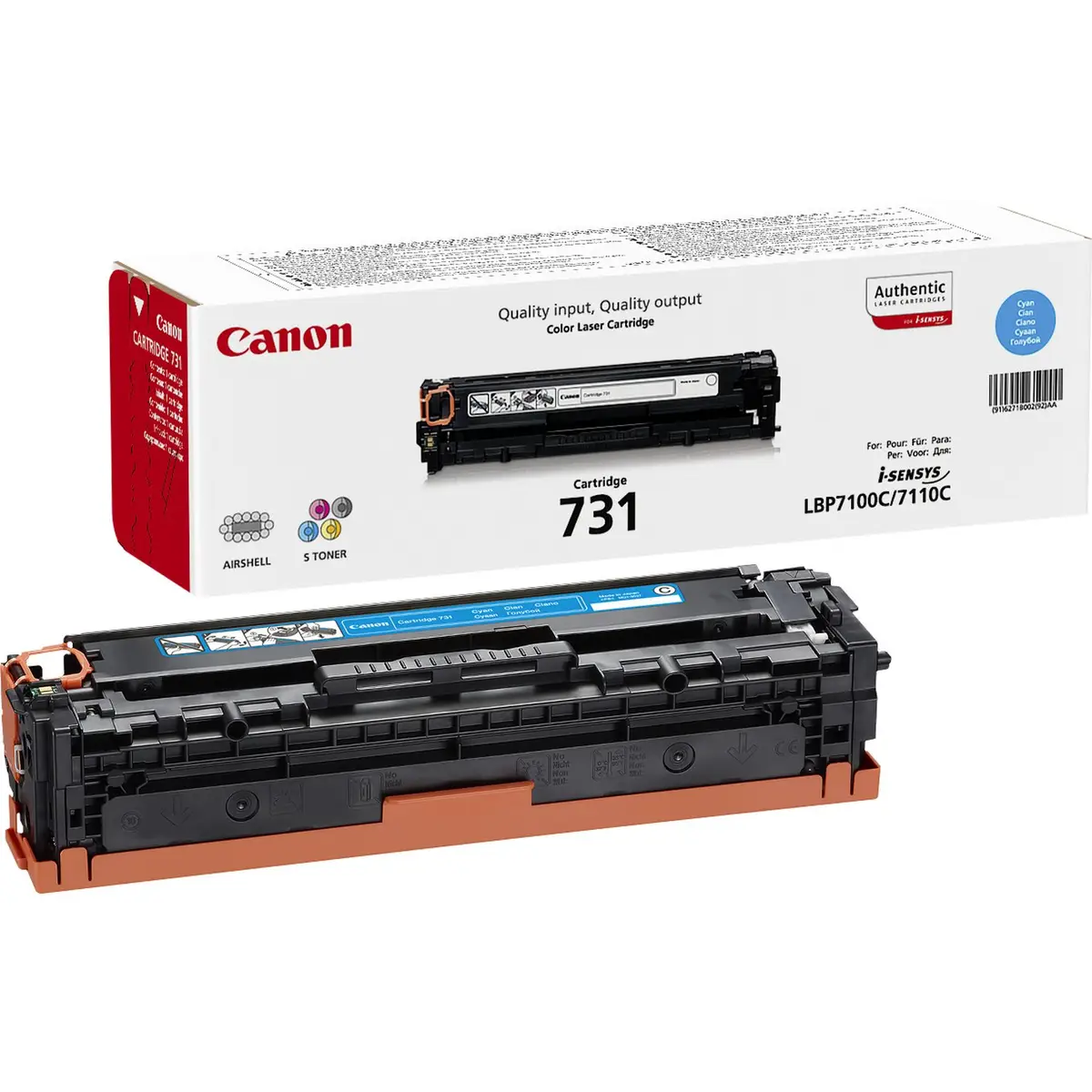 Toner 6271B002 ca. 1500 Seiten cyan