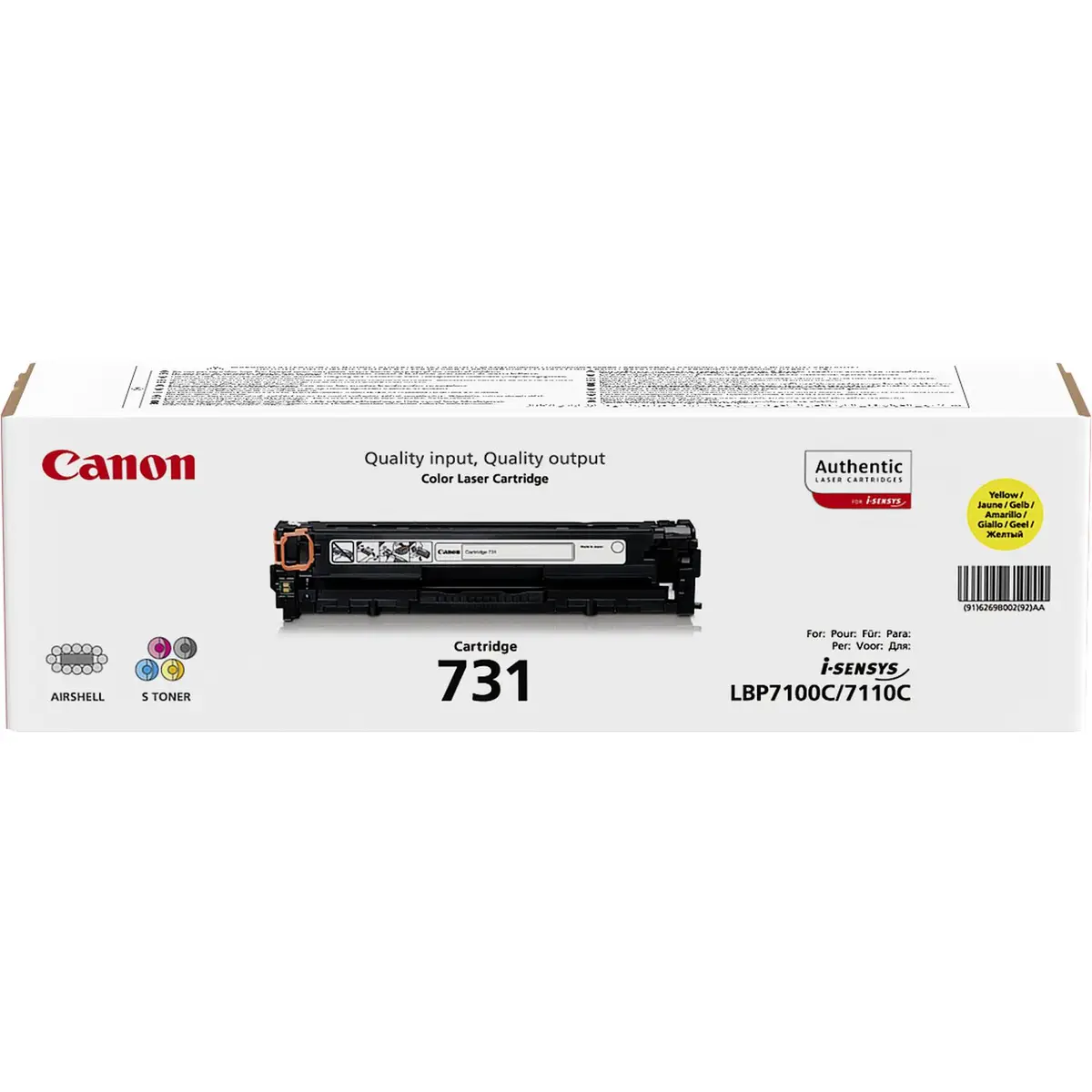 Toner 6269B002 ca. 1500 Seiten gelb