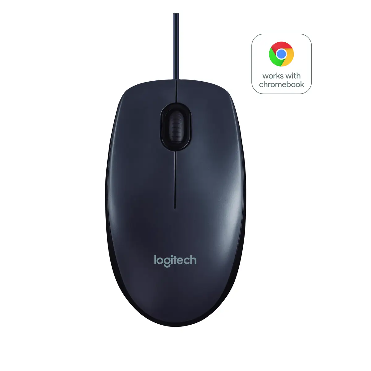 B100 optical Maus USB schwarz