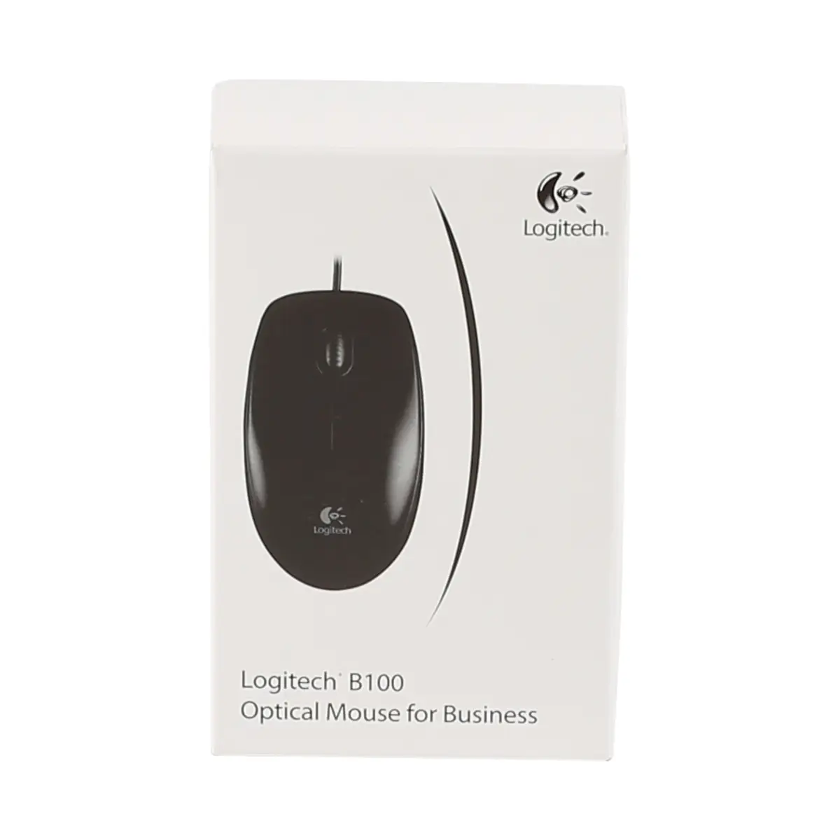 B100 optical Maus USB schwarz