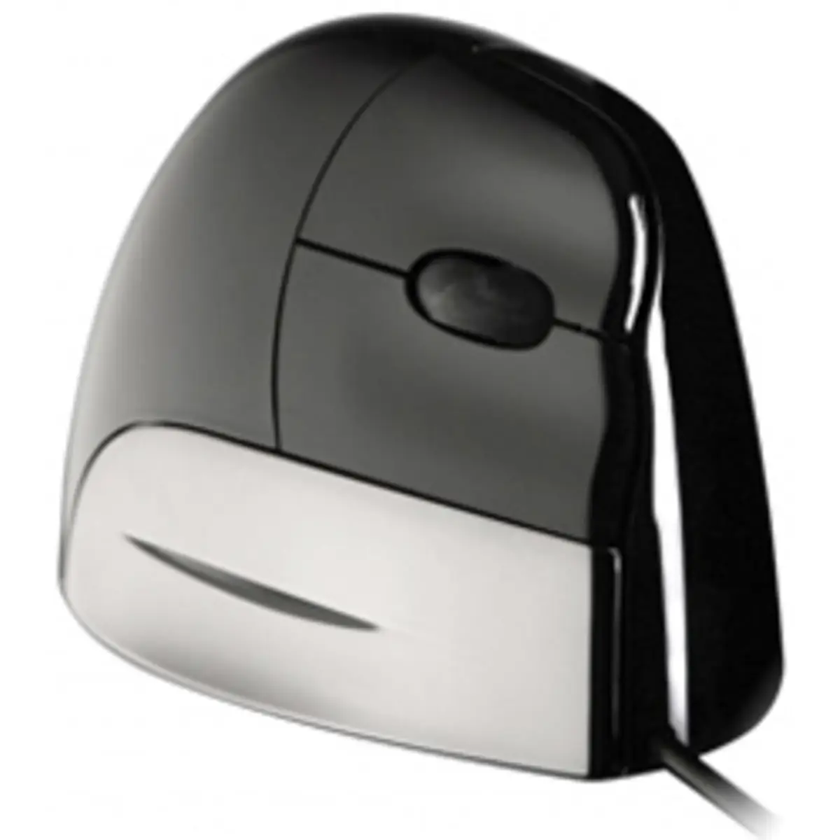 Vertical Mouse USB Schwarz/Silber