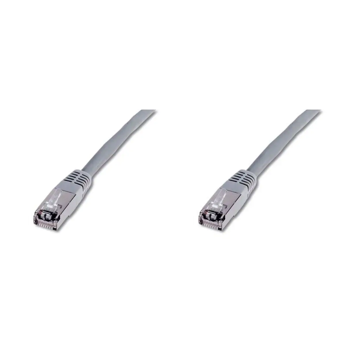 Patchkabel RJ-45 SF/UTP Cat5e grau 5m