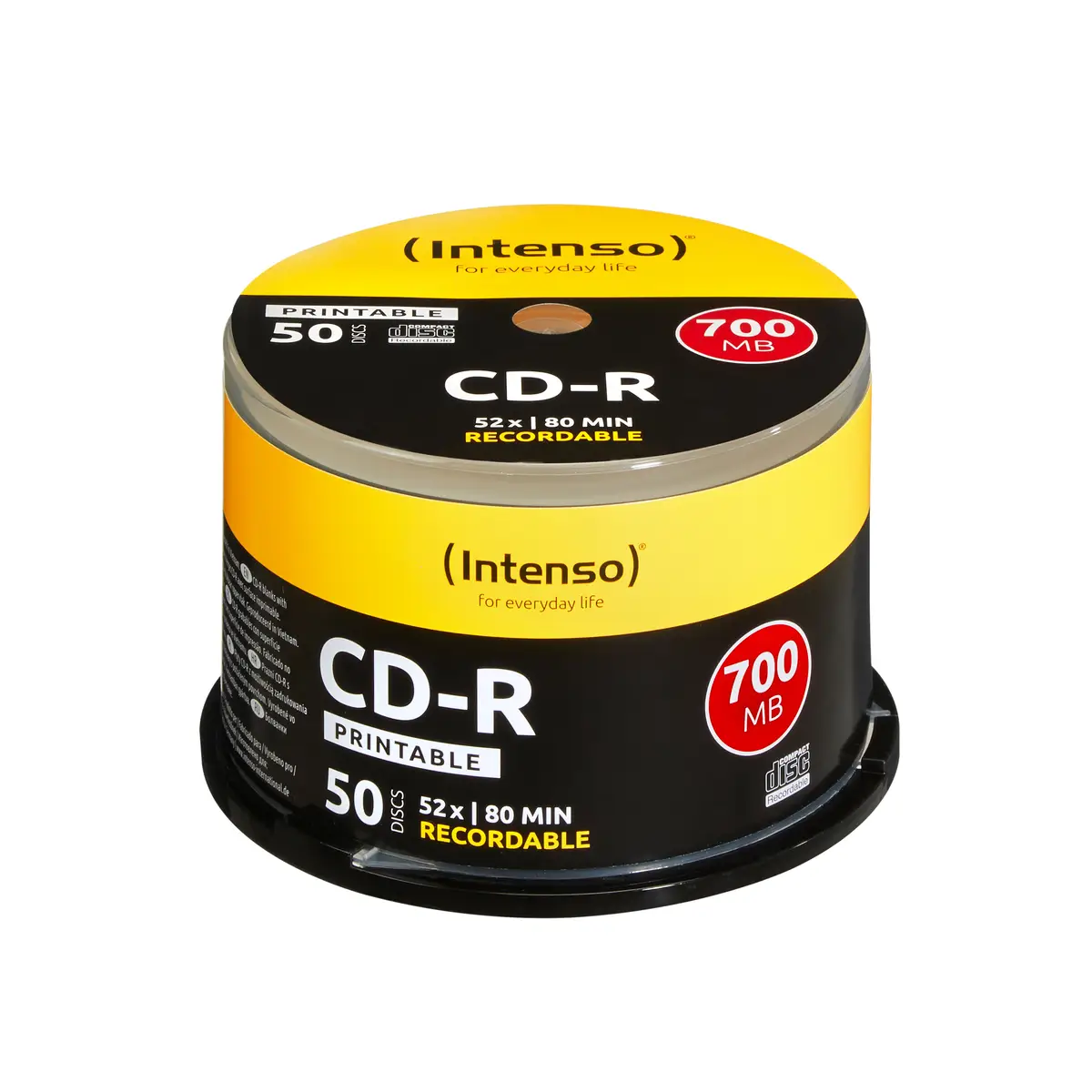 1x50 CD-R 80 700MB 52x Speed printable