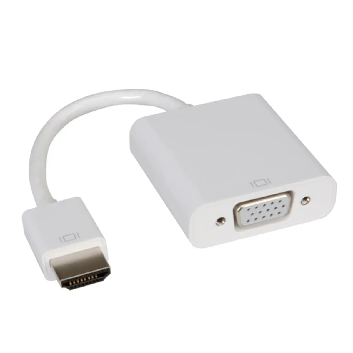 adaptor HDMI/VGA plug/socket white 0,15m