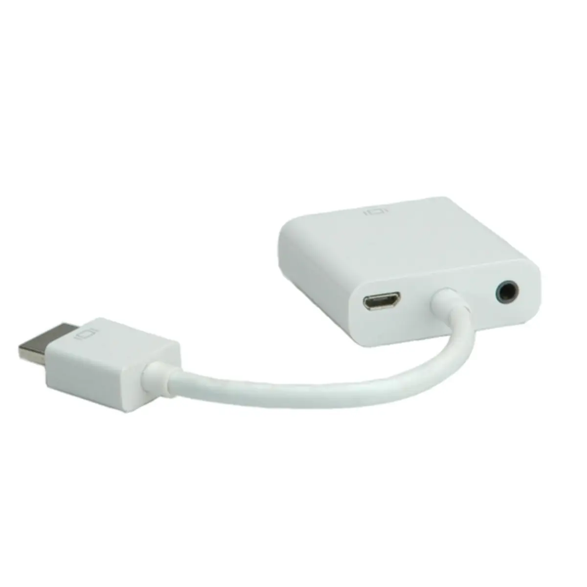 adaptor HDMI/VGA plug/socket white 0,15m