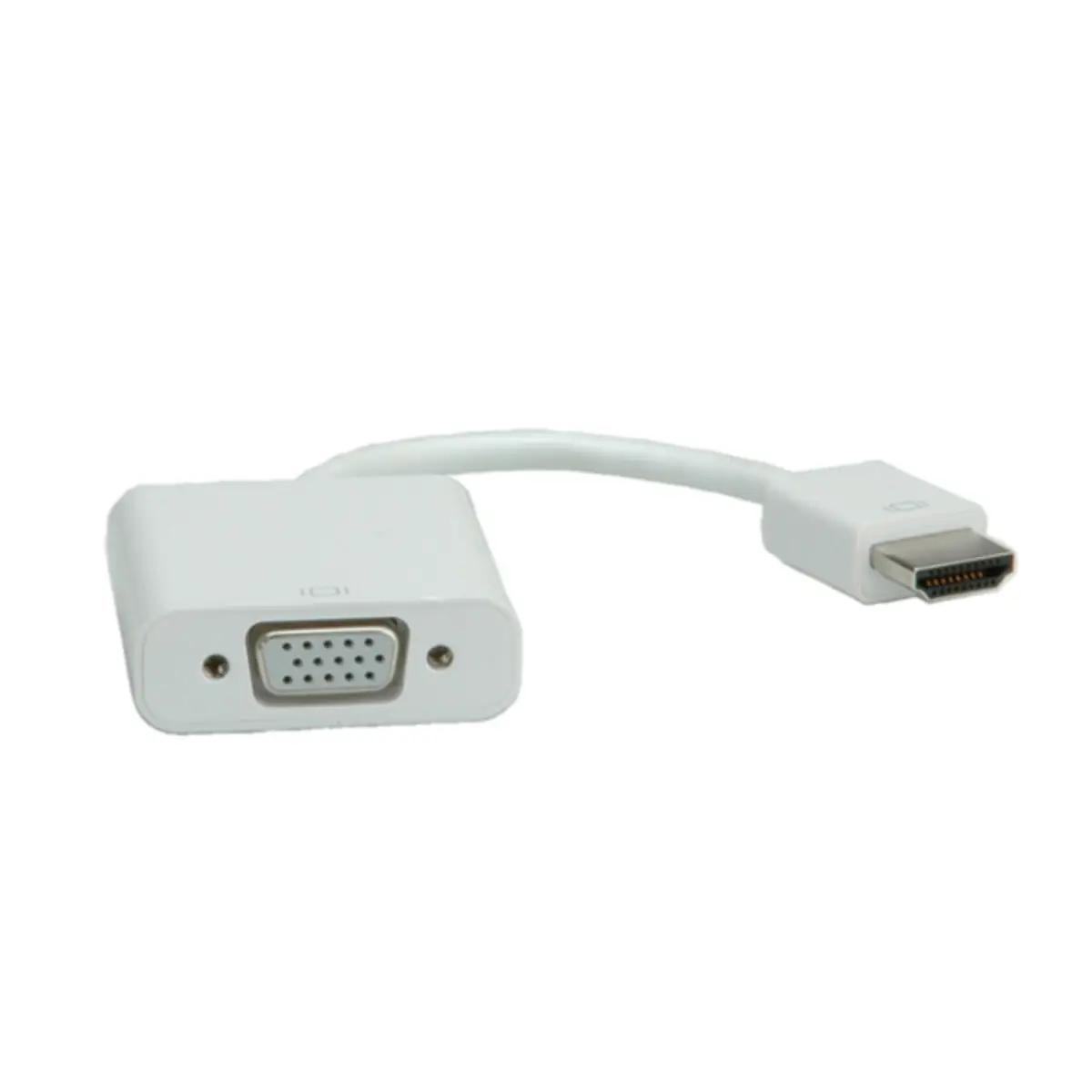 HDMI auf VGA Adapterkabel Stecker/Buchse Weiß 0 15m