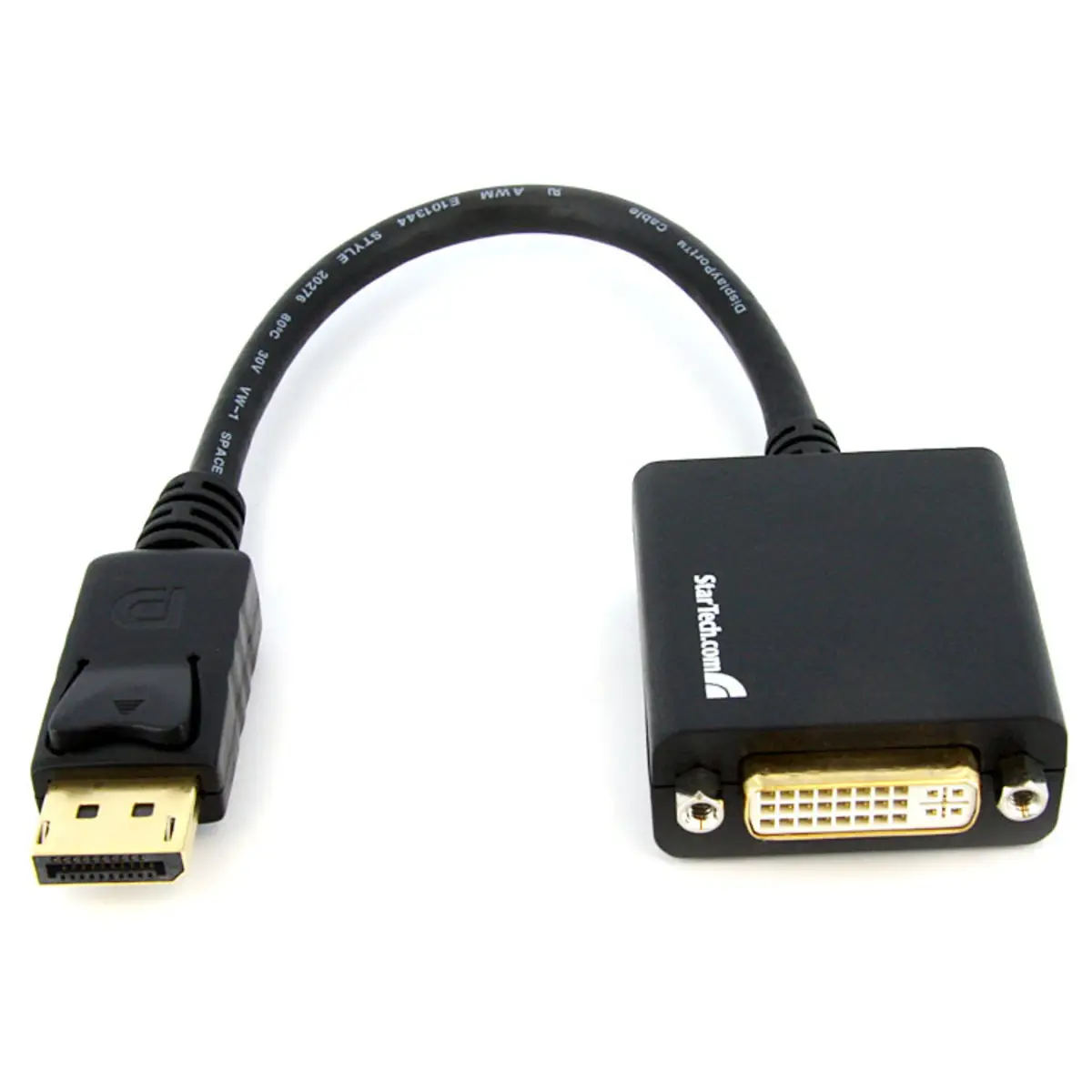 StarTech DisplayPort/DVI adaptor plug/socket black 0,15 m
