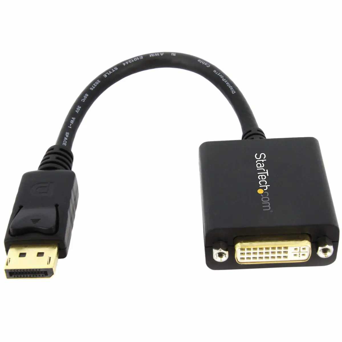 StarTech DisplayPort/DVI adaptor plug/socket black 0,15 m