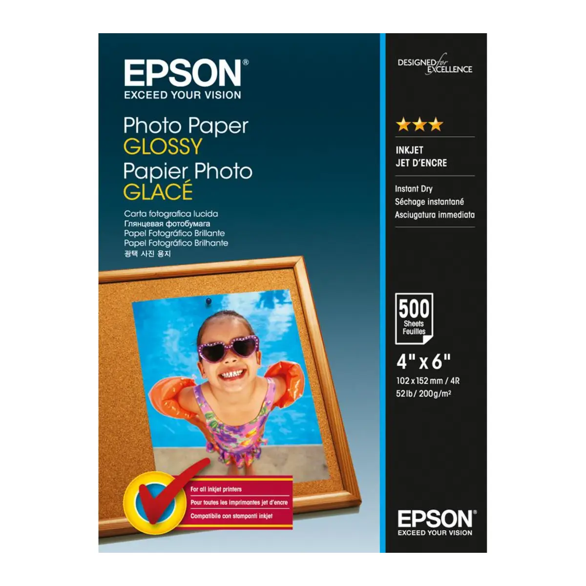 Fotopapier glänzend 102x152mm 500 Blatt