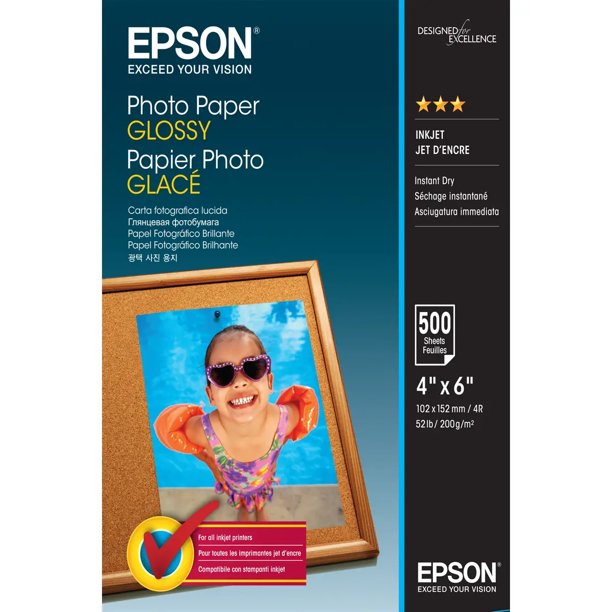 Fotopapier glänzend 102x152mm 500 Blatt