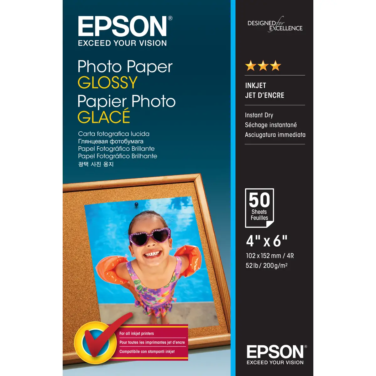 PhotoPaper glossy102x152mm 50 Sheet