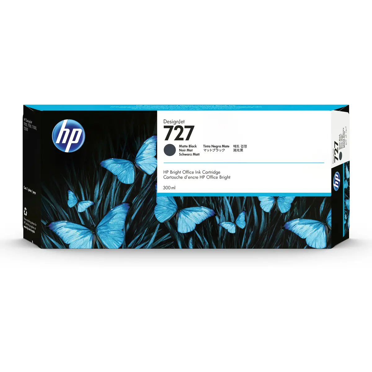 Tintenpatrone Nr. 727 300ml schwarz