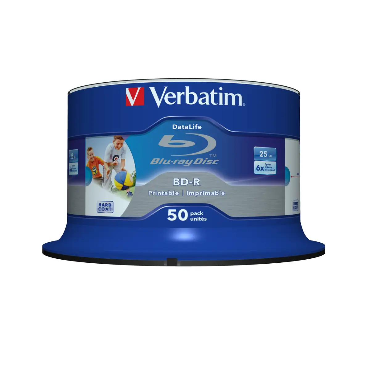 BD-R 25GB 6x 50er Speed Spindel Wide Inkjet printable