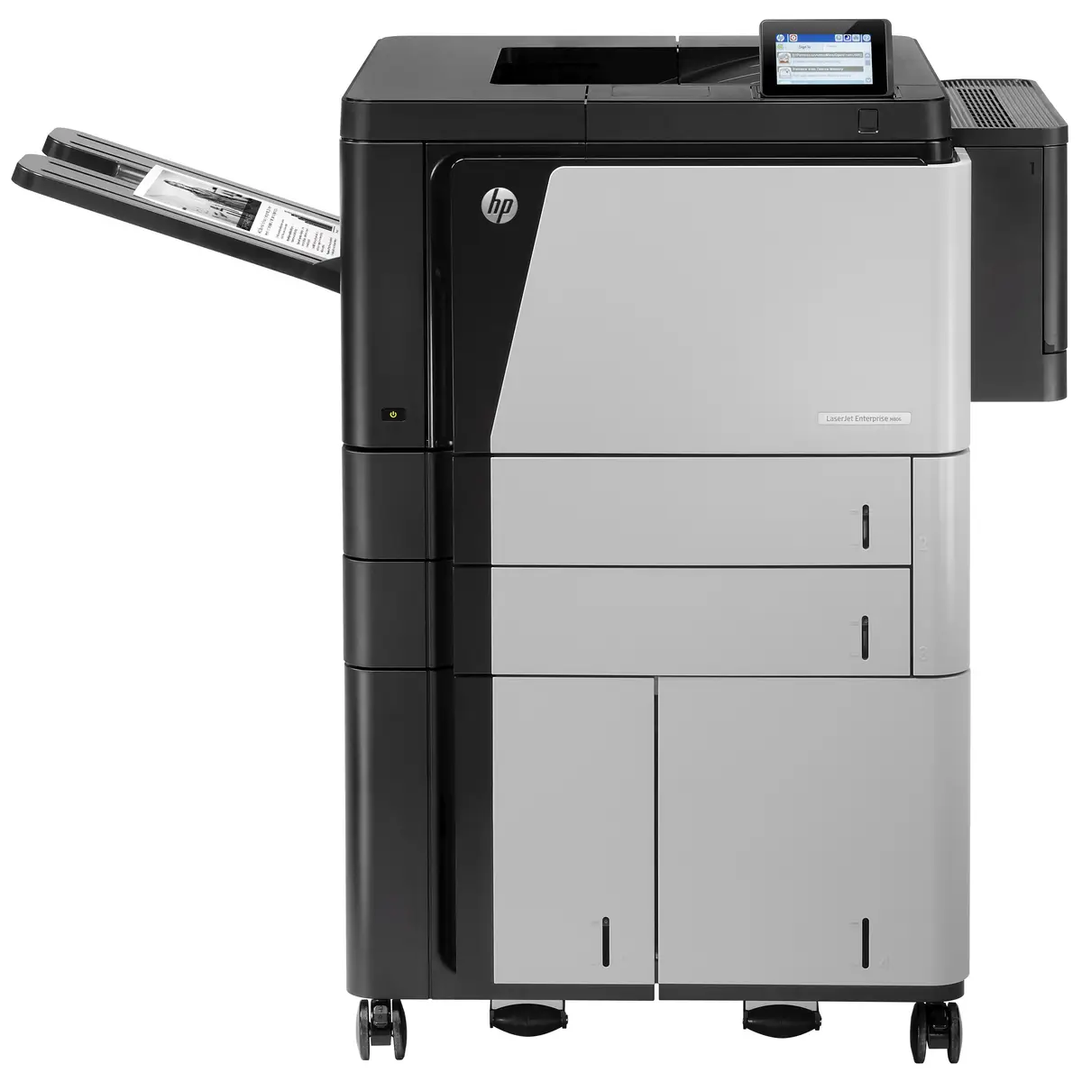 LaserJet Enterprise M806x+, Laser printer, 56ppm, 1200x1200dpi, USB2.0/Fast Ethernet/WLAN 802.11b/g, Duplex, 600 Sheet paper feeder, Formats: A3/A4/Legal/A5/B5/A3/B4/, 1 Year Manufacturer Warranty, incl. UHG