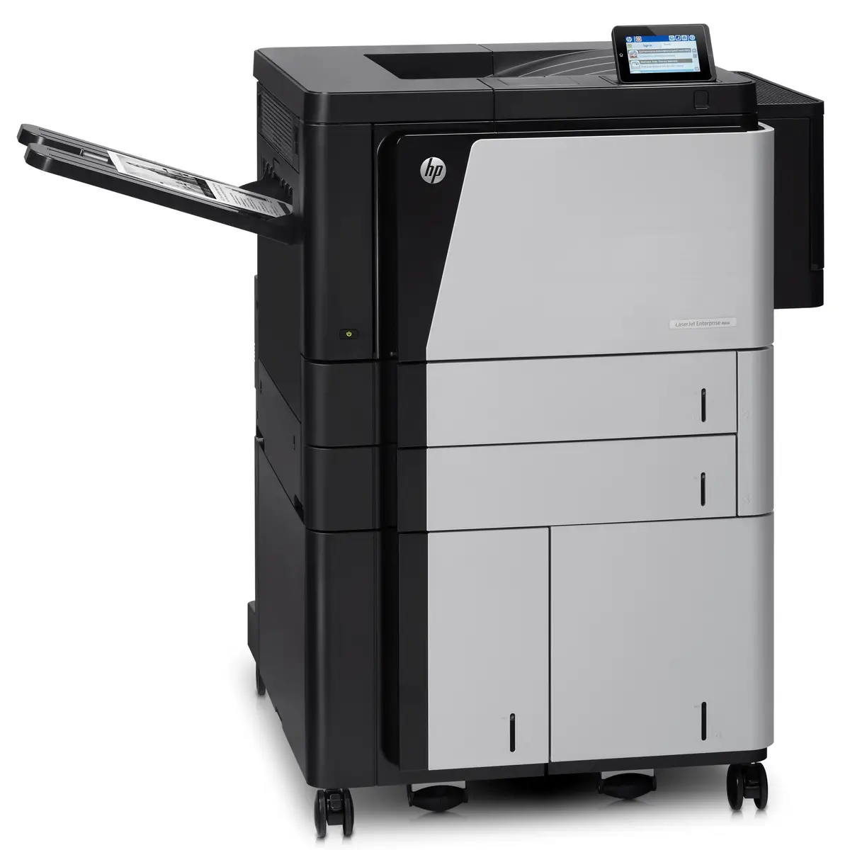 LaserJet Enterprise M806x+, Laser printer, 56ppm, 1200x1200dpi, USB2.0/Fast Ethernet/WLAN 802.11b/g, Duplex, 600 Sheet paper feeder, Formats: A3/A4/Legal/A5/B5/A3/B4/, 1 Year Manufacturer Warranty, incl. UHG