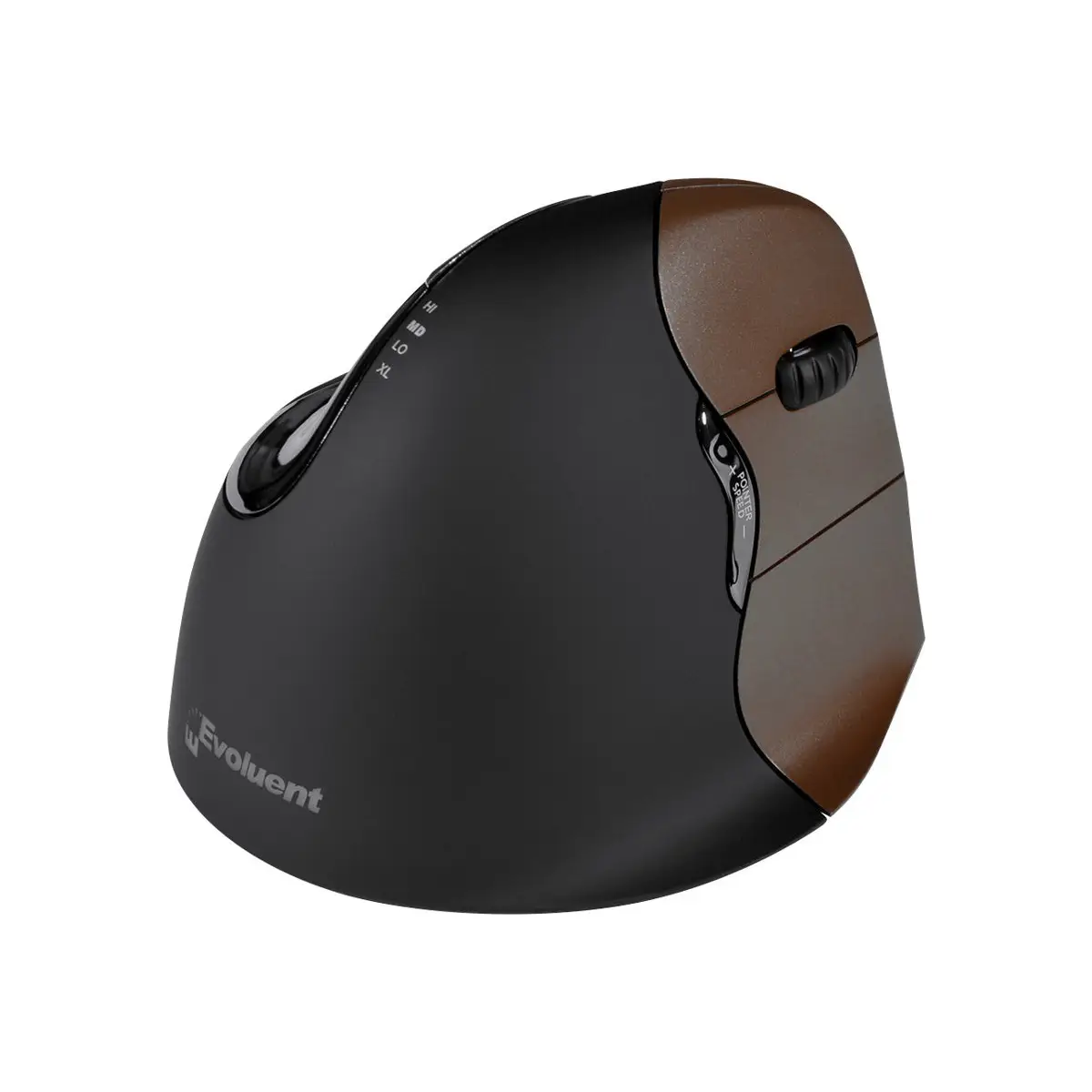 VerticalMouse 4 Small USB Wireless Schwarz/Silber inkl. USB-Empfänger
