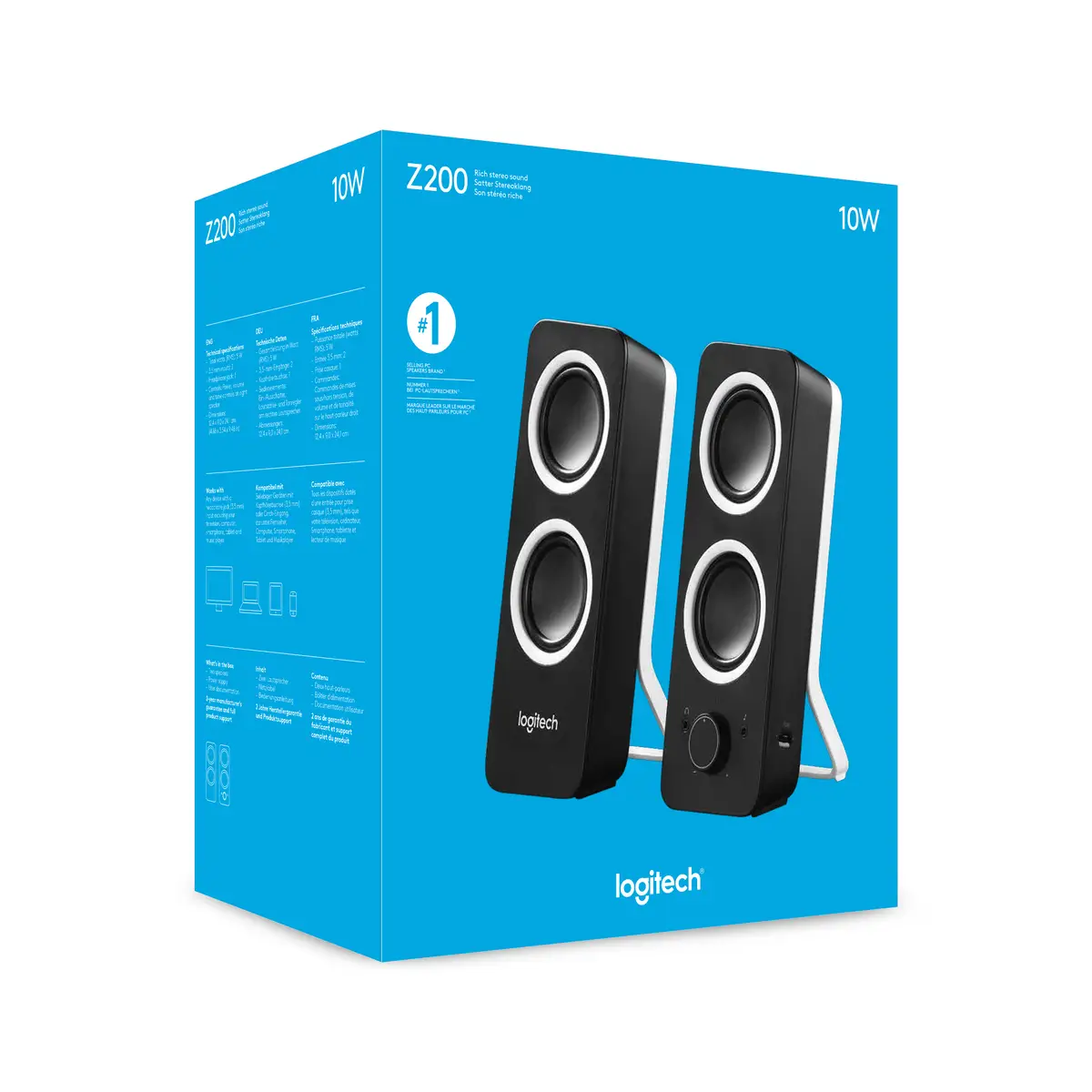 Z200 2.0 loudspeaker 10 W 3.5 mm cinch