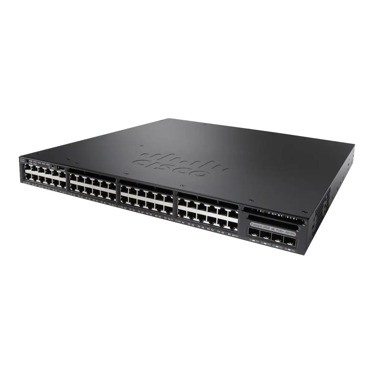 Catalyst 3650 Switch managed 48x10/100/1000 (PoE+) +4xGigabit SFP+ Desktop an Rack montierbar PoE+