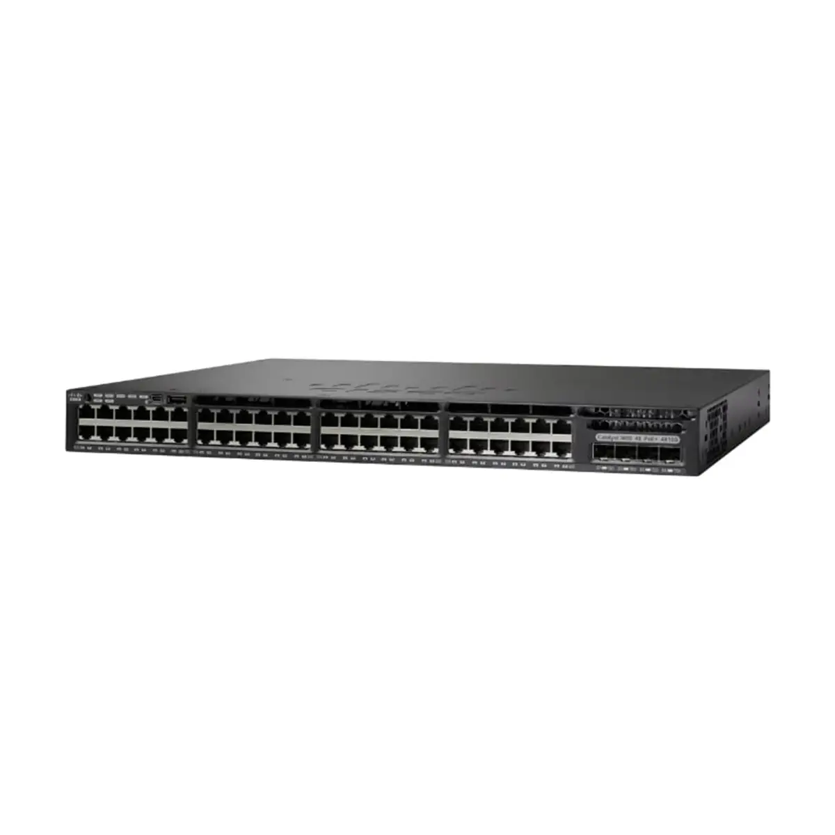 Catalyst 3650 Switch managed 48x10/100/1000 (PoE+) +4xSFP Desktop an Rack montierbar PoE+