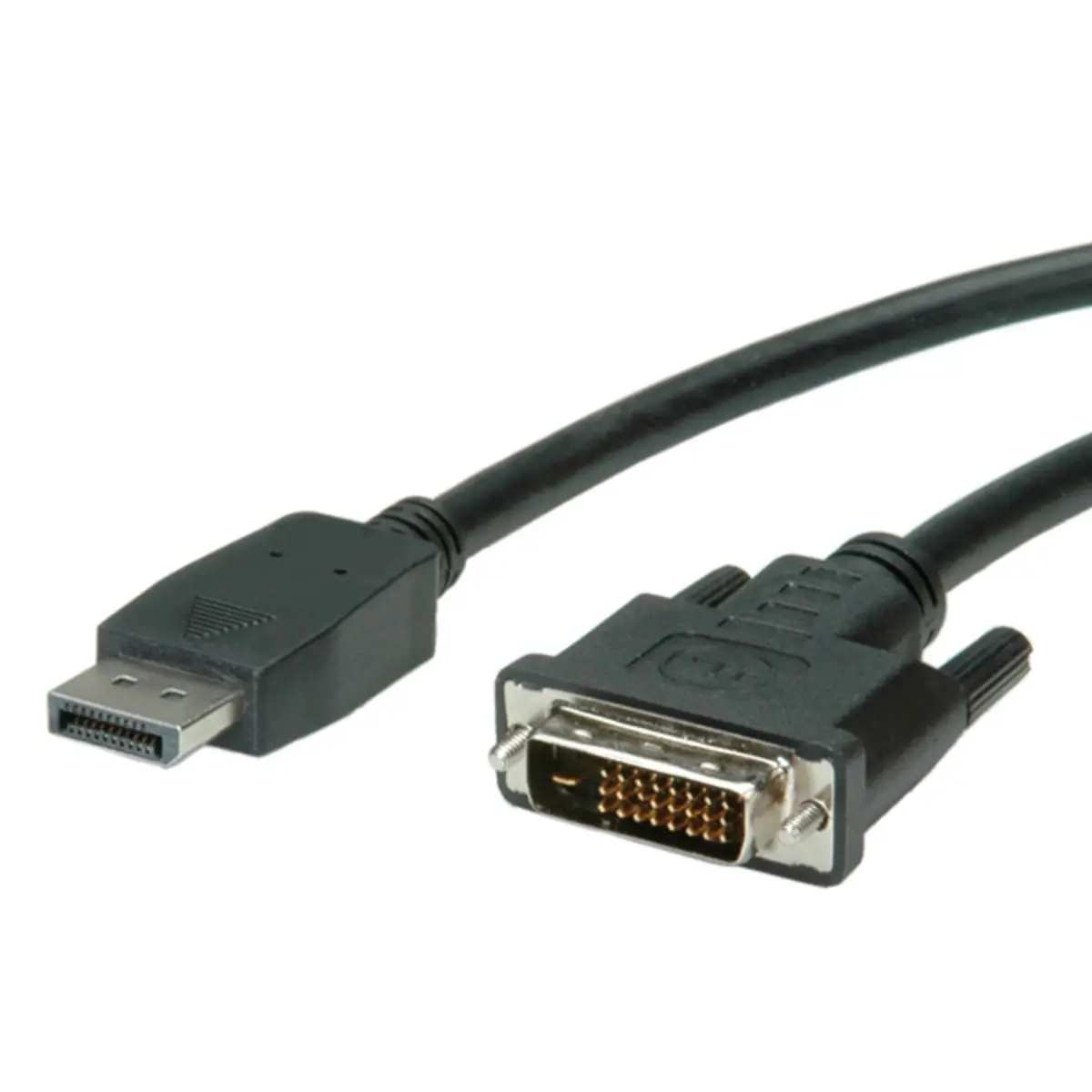 DisplayPort connectioncable DisplayPort plug/DVI 24+1 plug black 1m