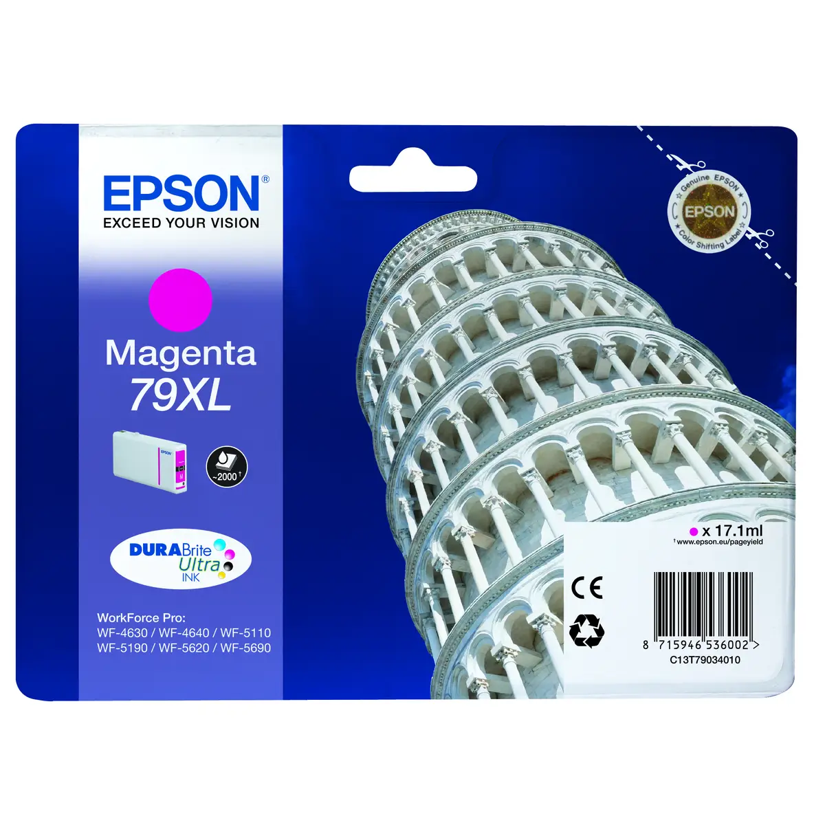 Tintenpatrone C13T79034010 magenta