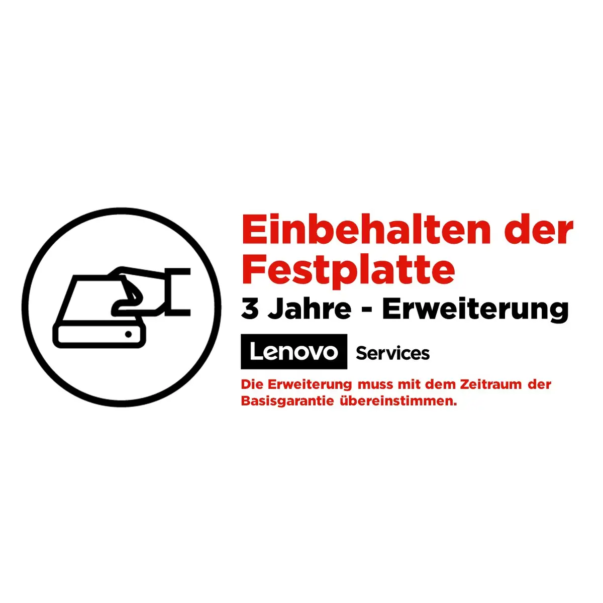 ThinkPlus ePac Keep Your Drive, 3 Jahre Maintenance, am nächsten Arbeitstag, Vor-Ort