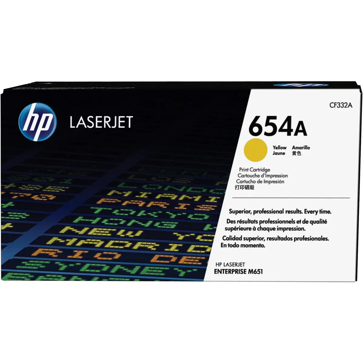 Toner 654A ca. 15000 pages yellow