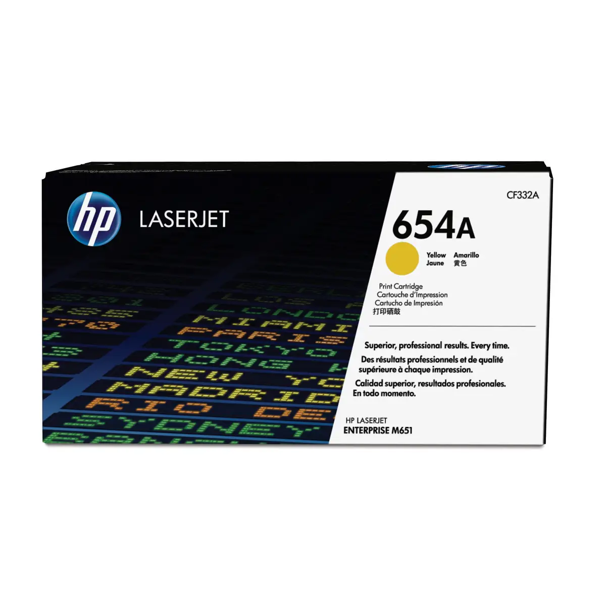 Toner 654A ca. 15000 pages yellow