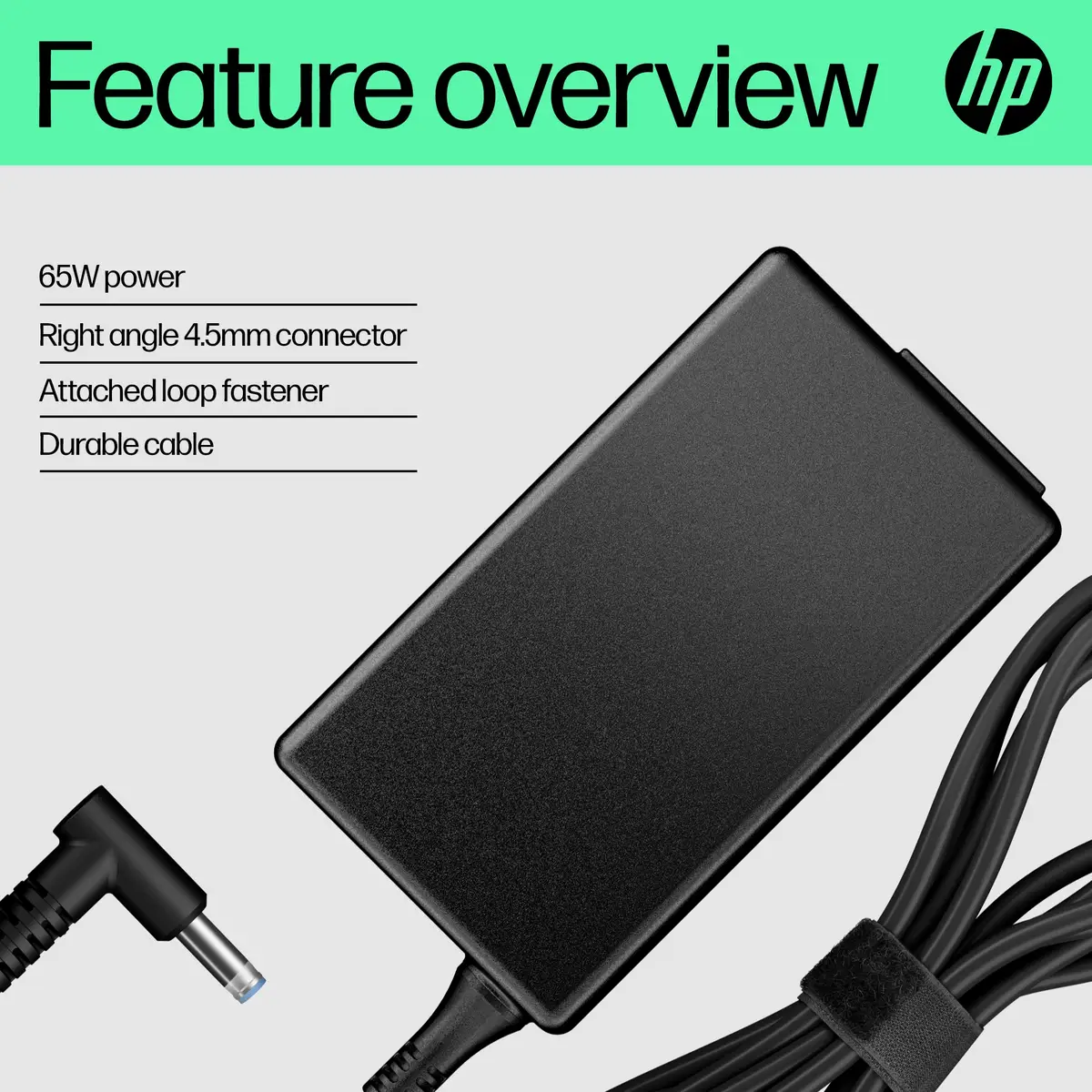 Intelligenter AC-Adapter mit 65 Watt, Laptop, Drinnen, 100 - 240 V, 47 - 63 Hz, 65 W, 19.5 V