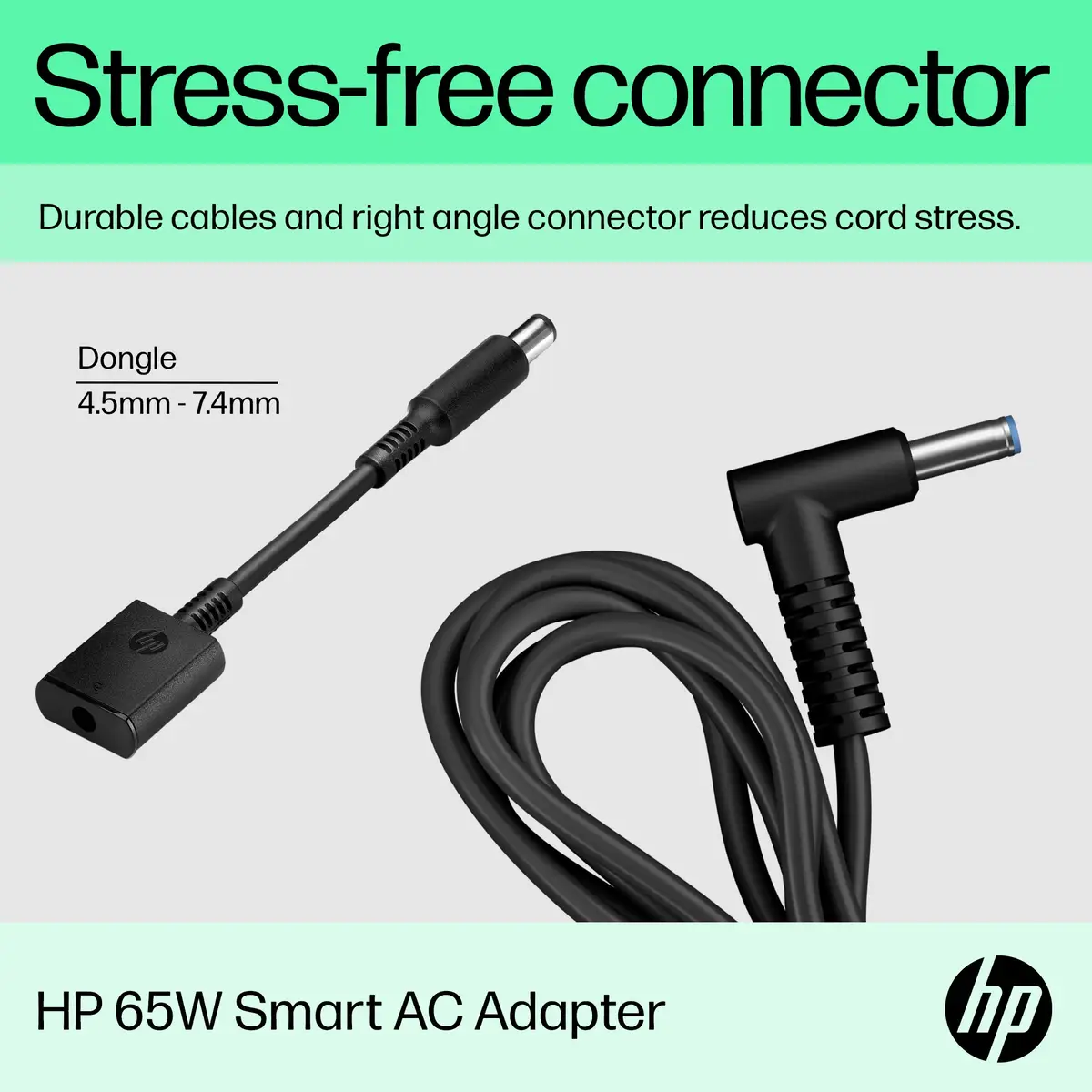 Intelligenter AC-Adapter mit 65 Watt, Laptop, Drinnen, 100 - 240 V, 47 - 63 Hz, 65 W, 19.5 V