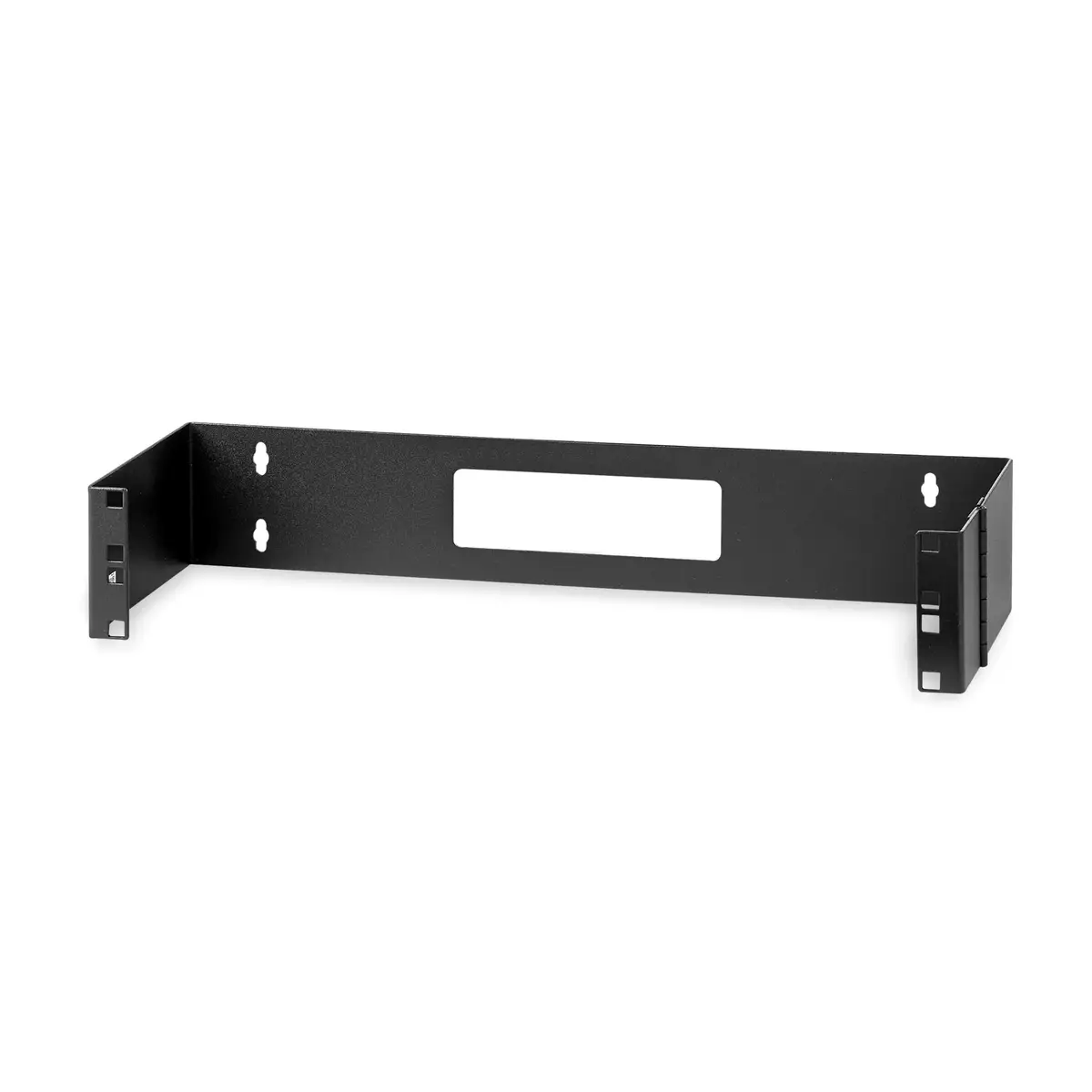 2 HE 19" Patchpanel Halteung mit Scharnier zur Wandmontage