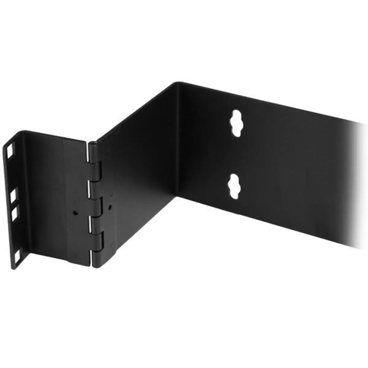 2 HE 19" Patchpanel Halteung mit Scharnier zur Wandmontage