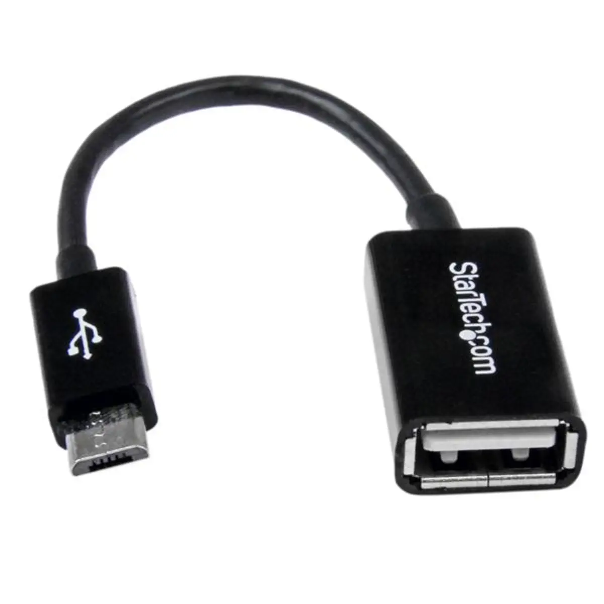 StarTech adaptor Micro USB to USB plug/socket 0,12m black