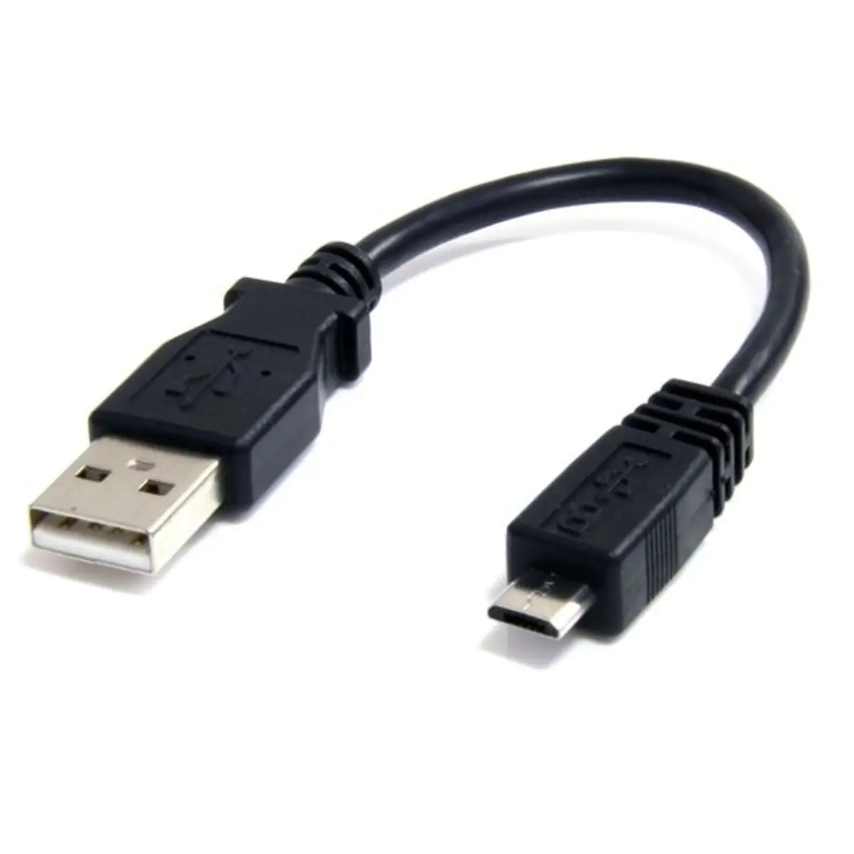 StarTech USB 2.0 Cable Micro-USB/USB Male/Male Black 0,15 m