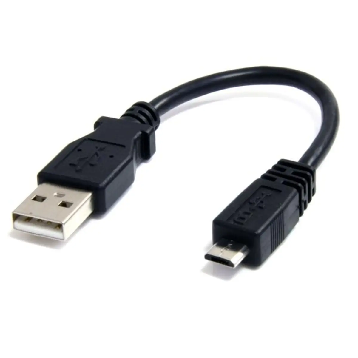 StarTech USB 2.0 Cable Micro-USB/USB Male/Male Black 0,15 m