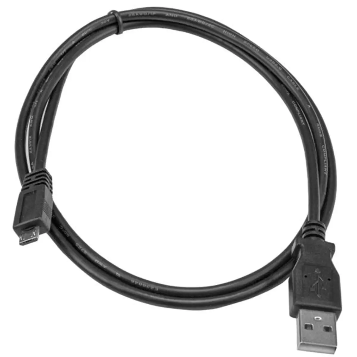 StarTech Micro USB-cable plug/plug black 2m