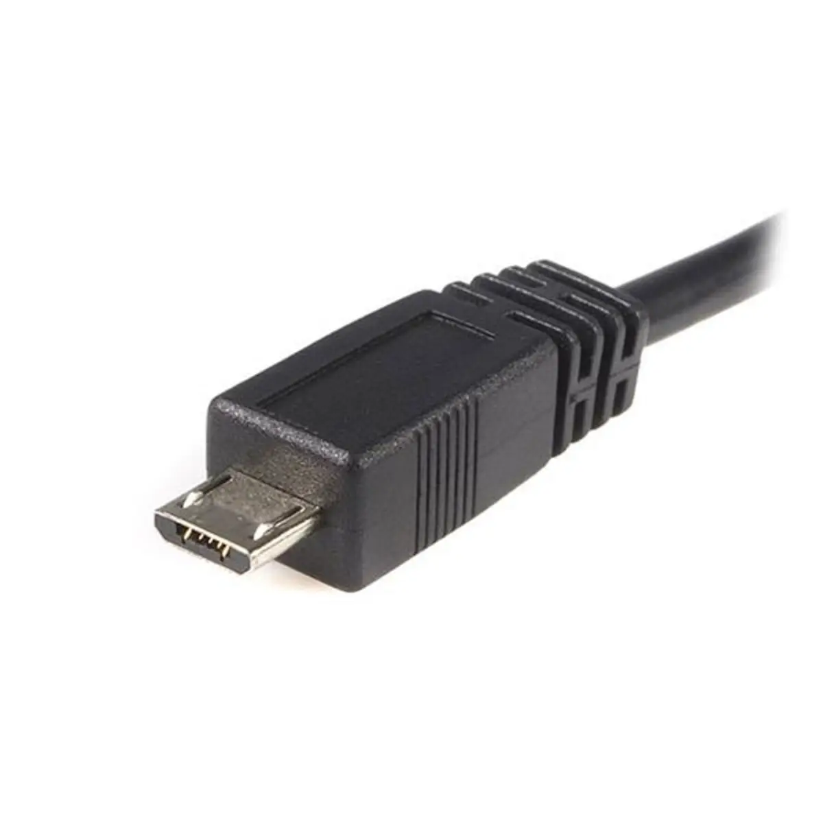 StarTech USB cable A/microB plug/plug black 1m