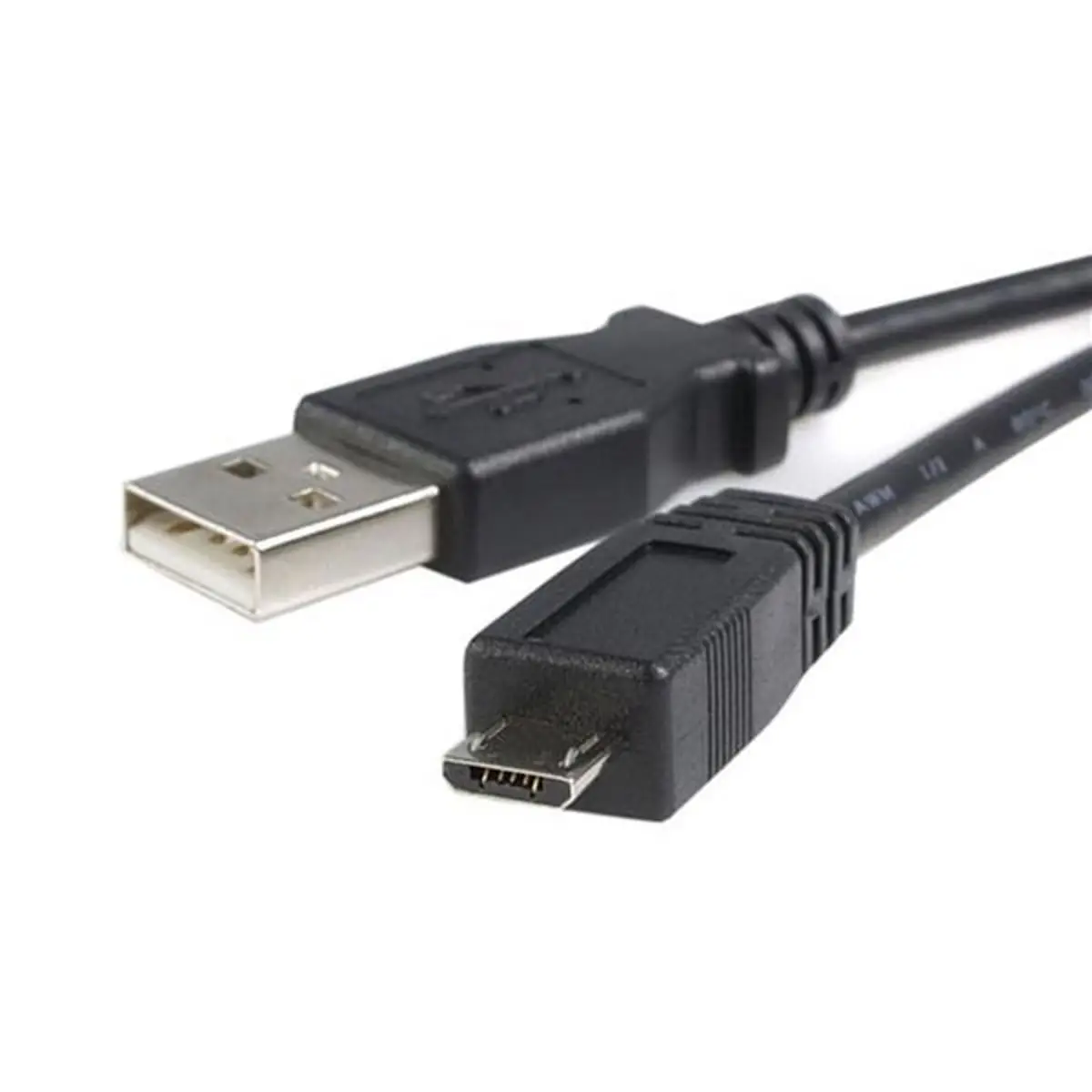 StarTech USB cable A/microB plug/plug black 1m