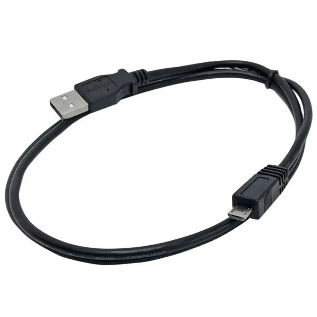 StarTech USB cable A/microB plug/plug black 1m