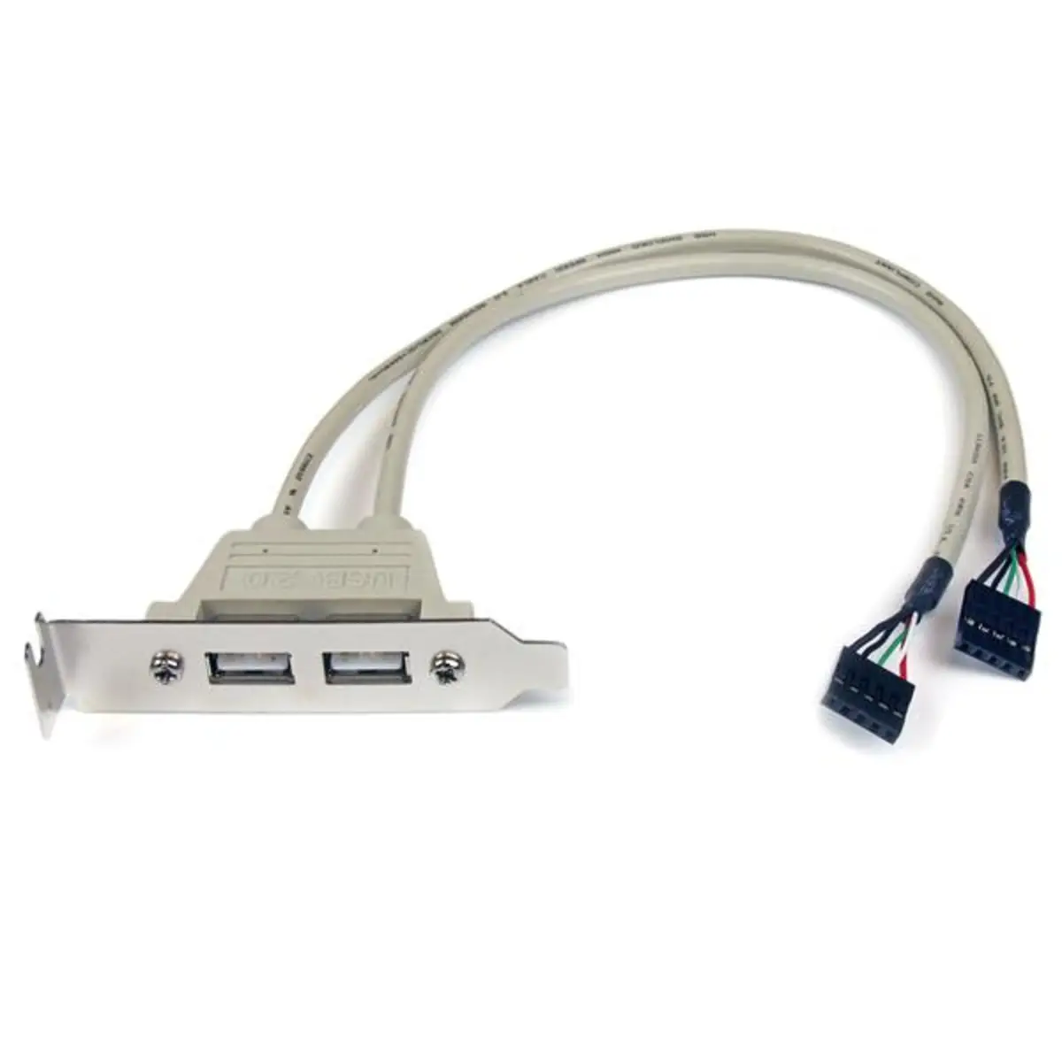 StarTech 2-Port USB 2.0 Low profilee Slotblech