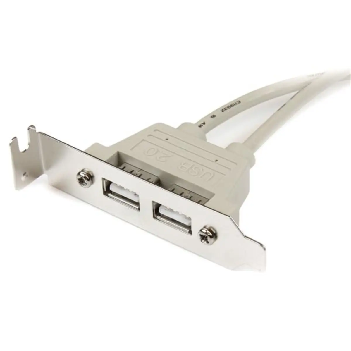StarTech 2-Port USB 2.0 Low profilee Slotblech